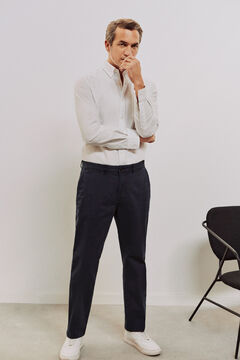 Cortefiel Classic fit chinos Navy