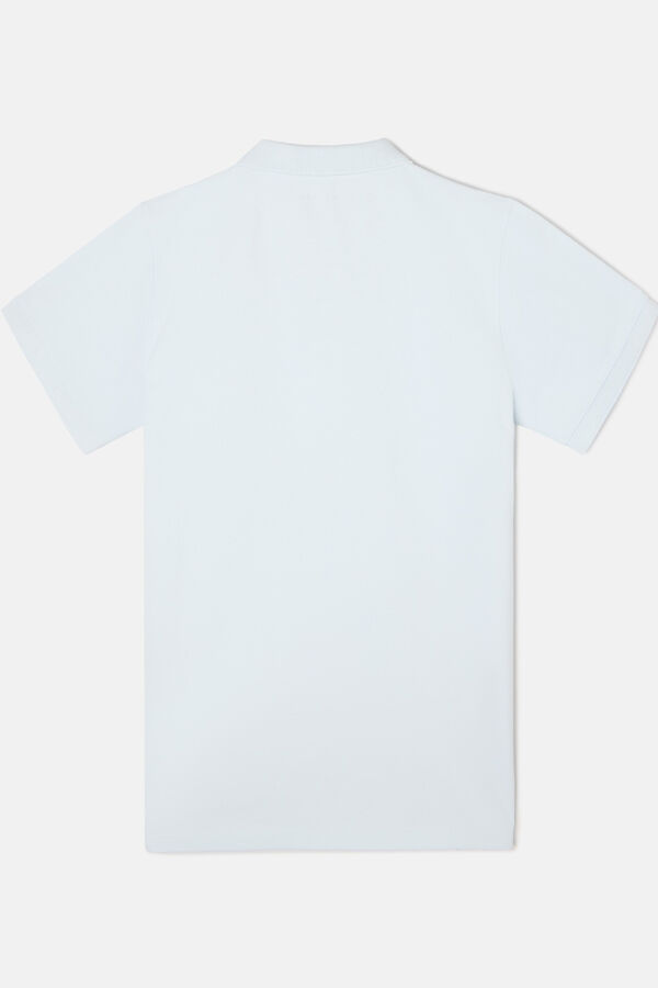 Silbon Polo cl&aacute;sico liso Azul