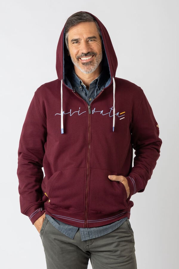 Privata Sweatshirt aberto com capuz e bolsos Granada