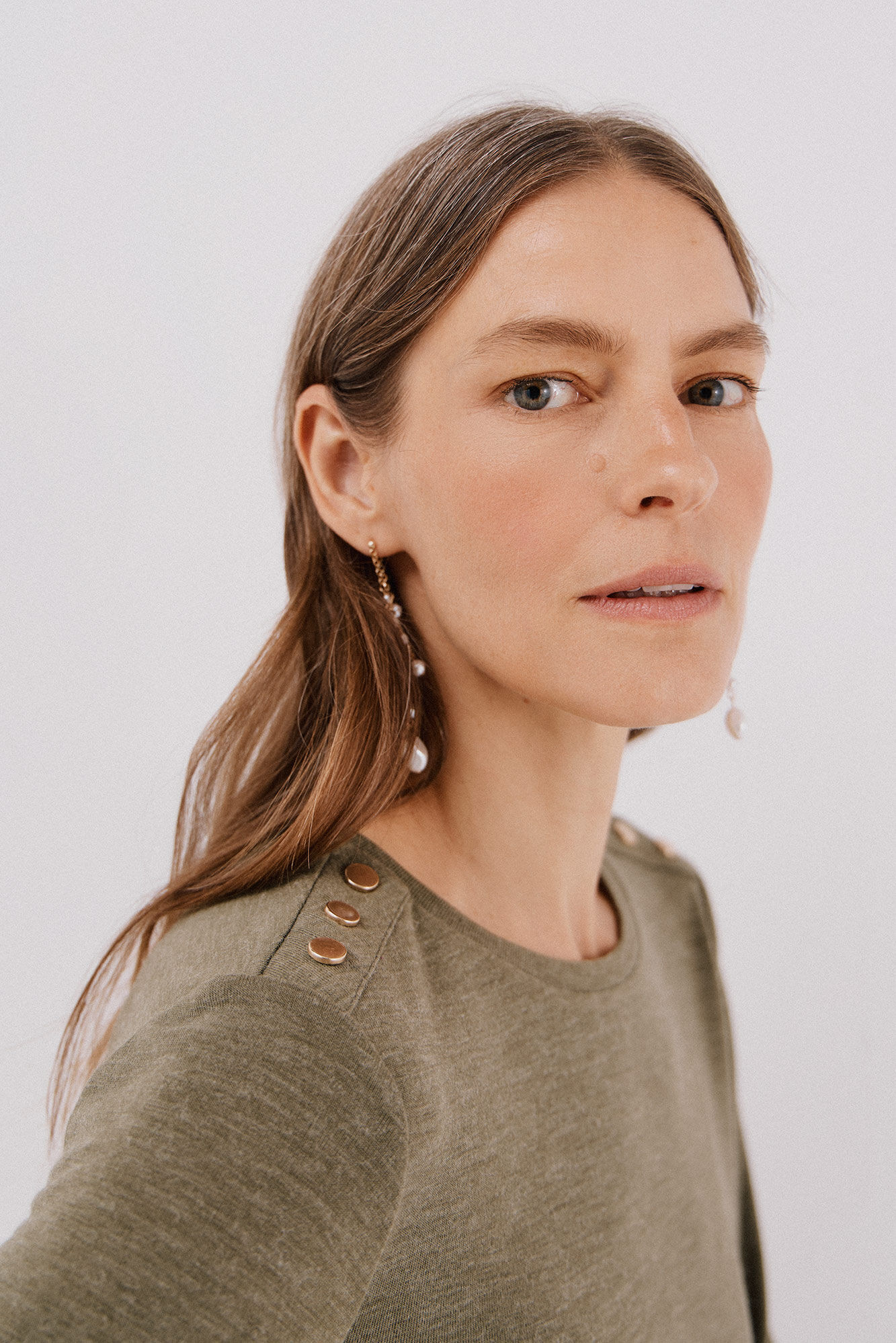 Cortefiel Camiseta caja botones