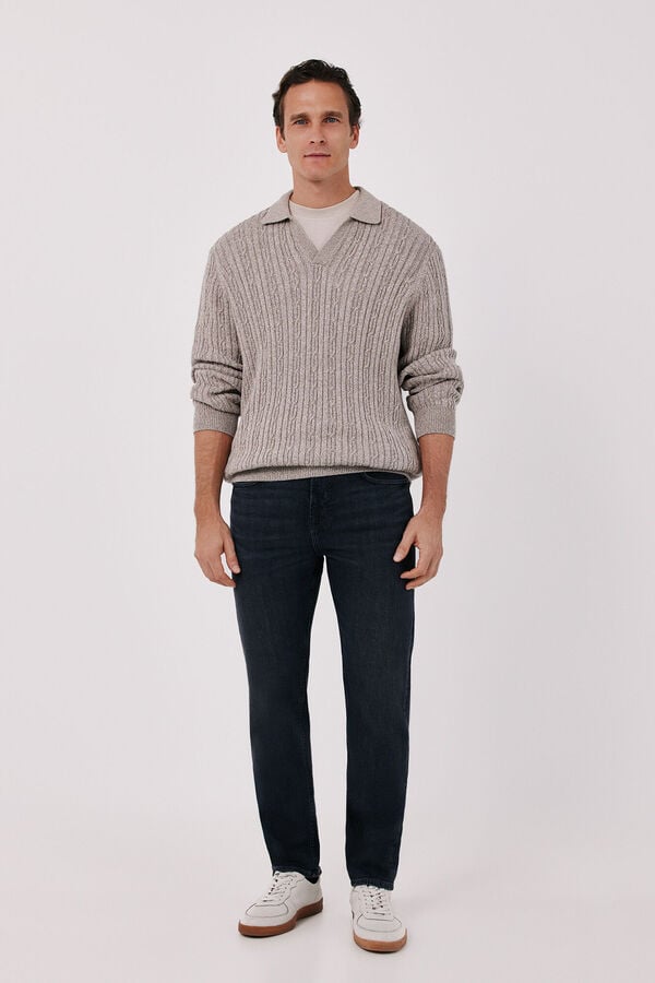 Cortefiel Slim fit jeans Dark grey