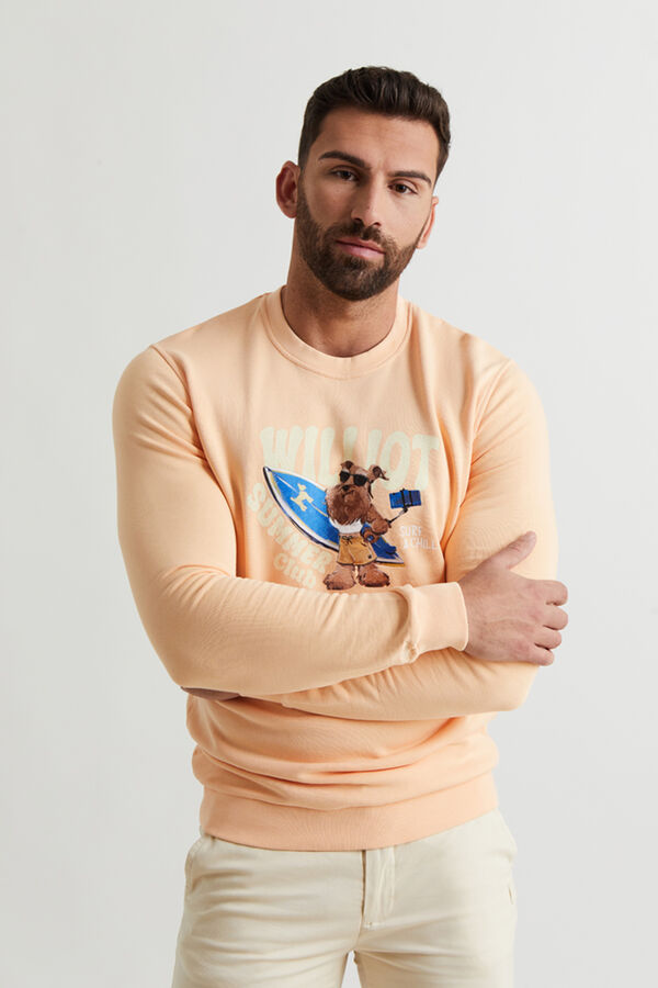 Williot Sweatshirt Surfista Mr. Williot Laranja