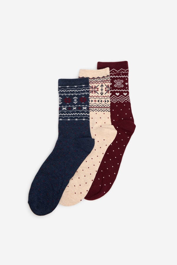 Cortefiel Christmas socks pack Multicolour