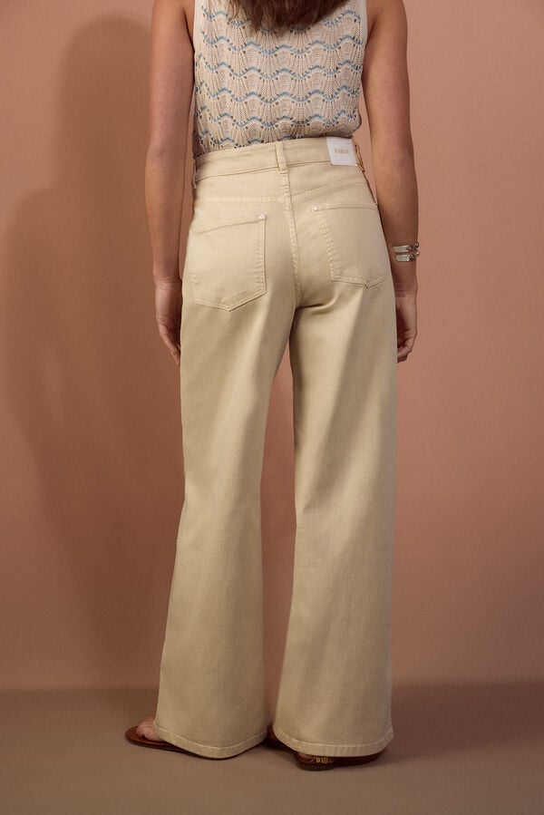 Slowlove Jeans Wide Leg Amarillo