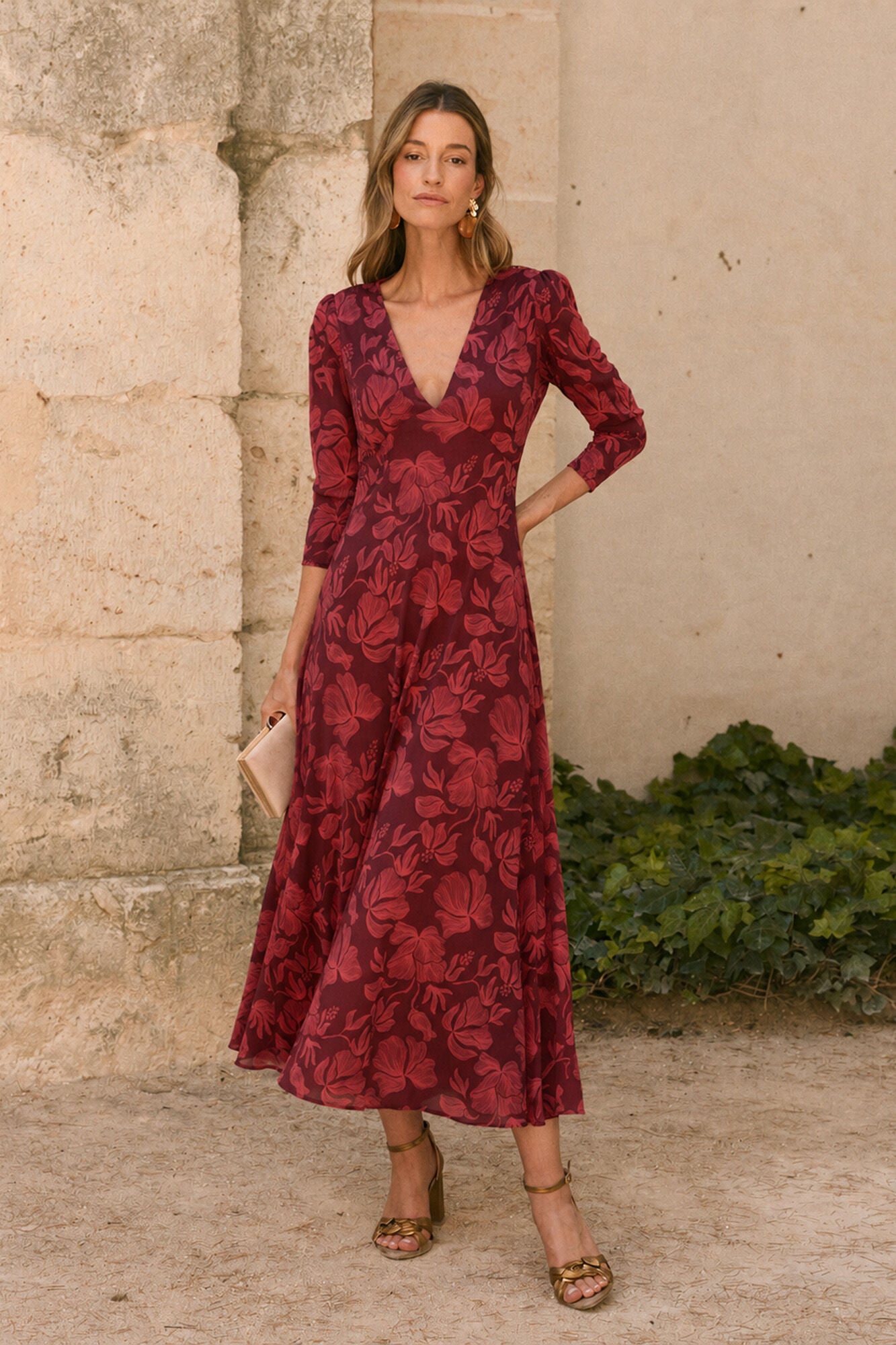 Pol&iacute;n Et Moi Vestido de flores Nia