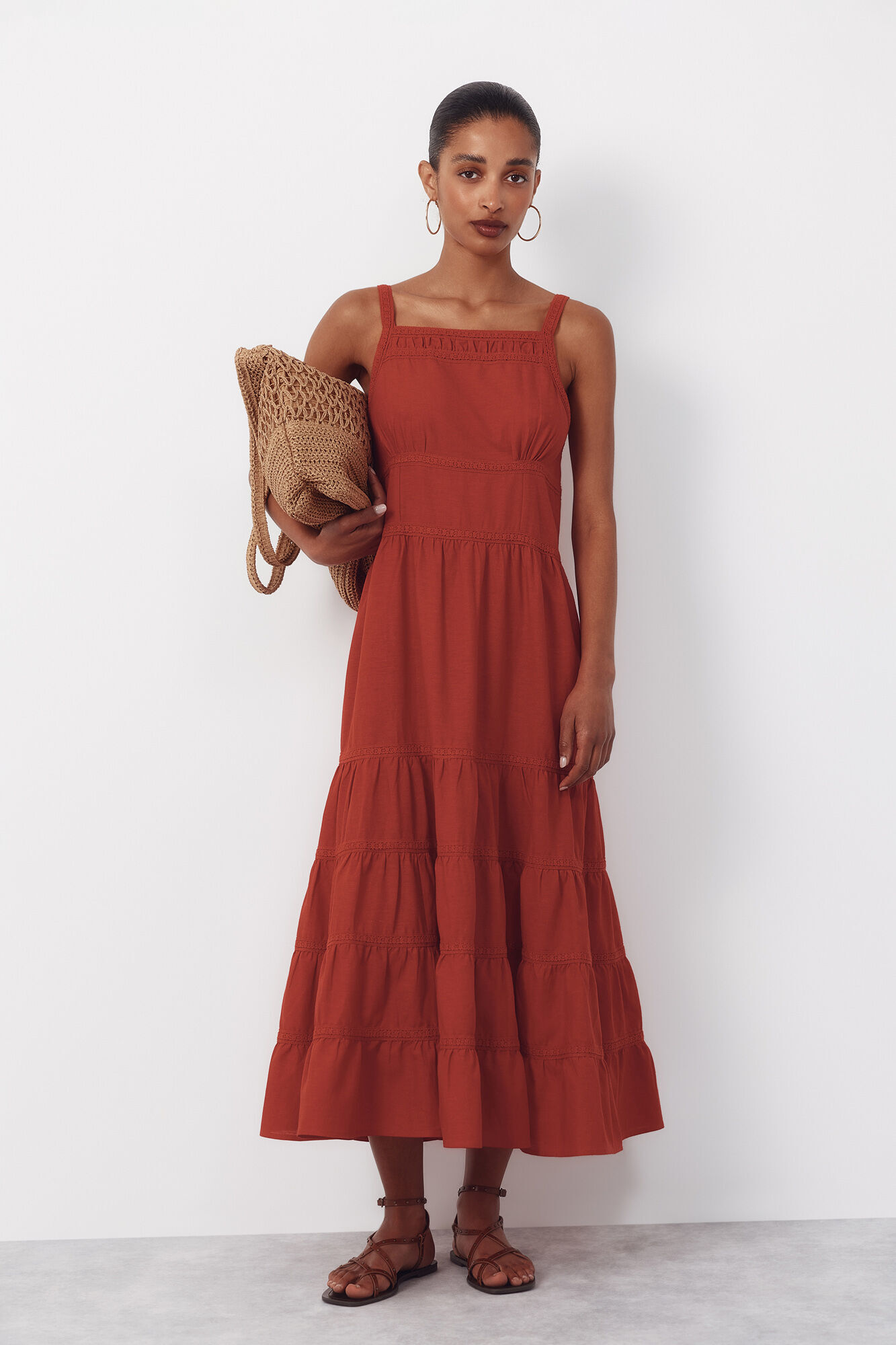 Cortefiel Vestido estampado