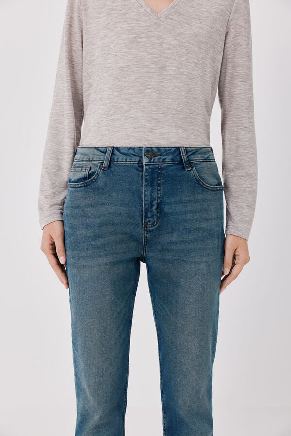 Cortefiel Straight jeans Blue
