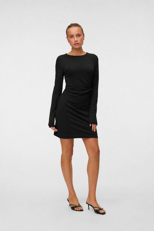 Vero Moda Shimmer short dress Black