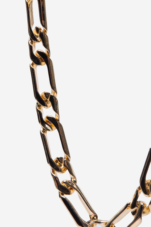 Cortefiel Basic chain necklace Gold