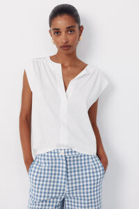 Cortefiel Embroidered back yoke t-shirt