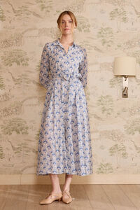 Polín Et Moi Vestido camisa denim Bethsabe