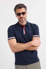 Williot Flag polo shirt Navy