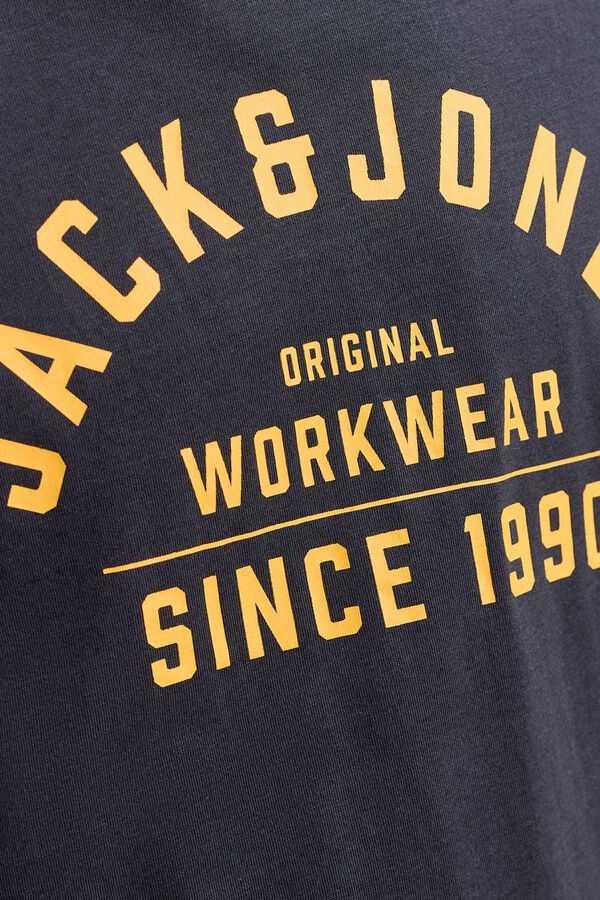 Jack & Jones Print regular fit T-shirt Navy