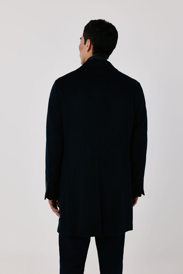 Cortefiel Coat removable lining Navy