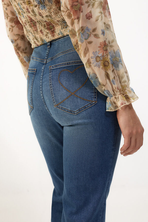 Slowlove Jeans campana Azul