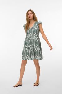 Vero Moda Vestido curto em linho