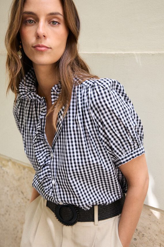 Camisa vichy Leira