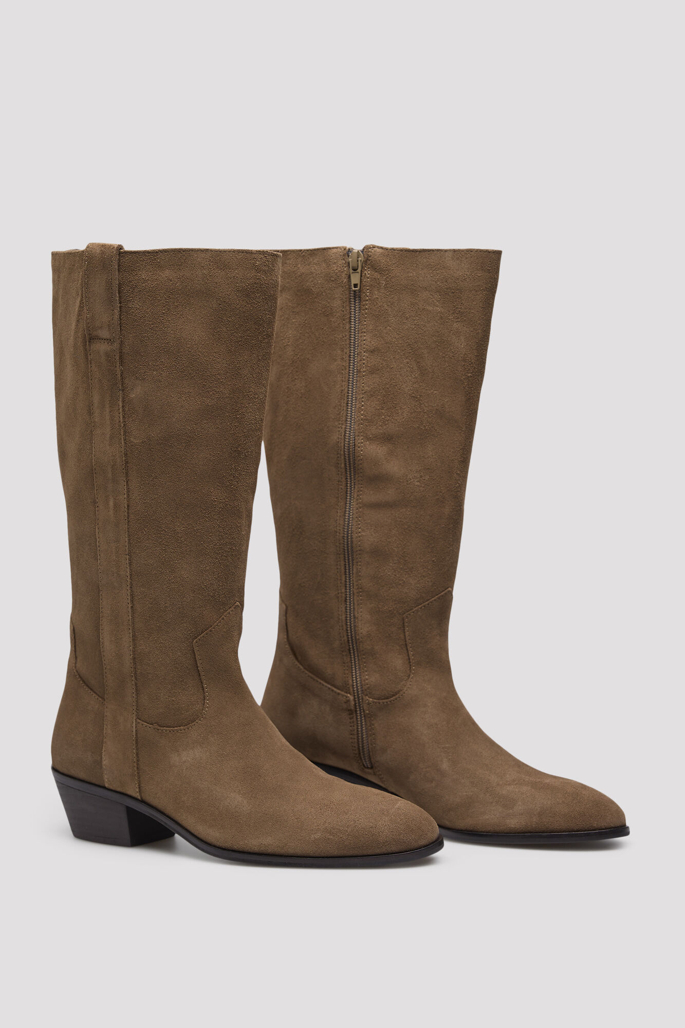 Cortefiel Leather cowboy boot