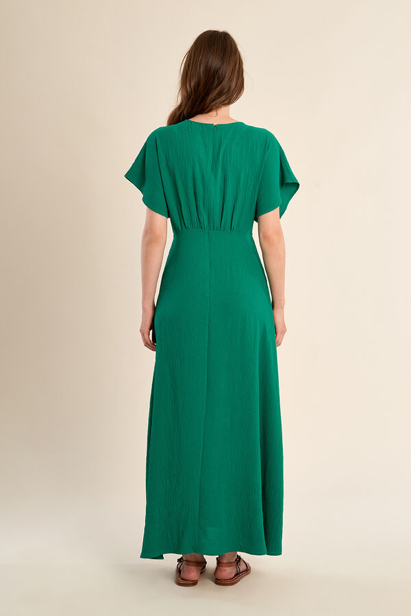 Molly Bracken Vestido comprido de manga curta borboleta Verde