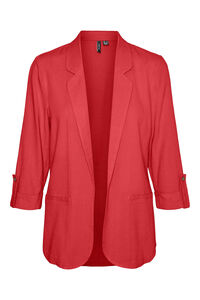 Vero Moda Blazer de linho sem fecho botão