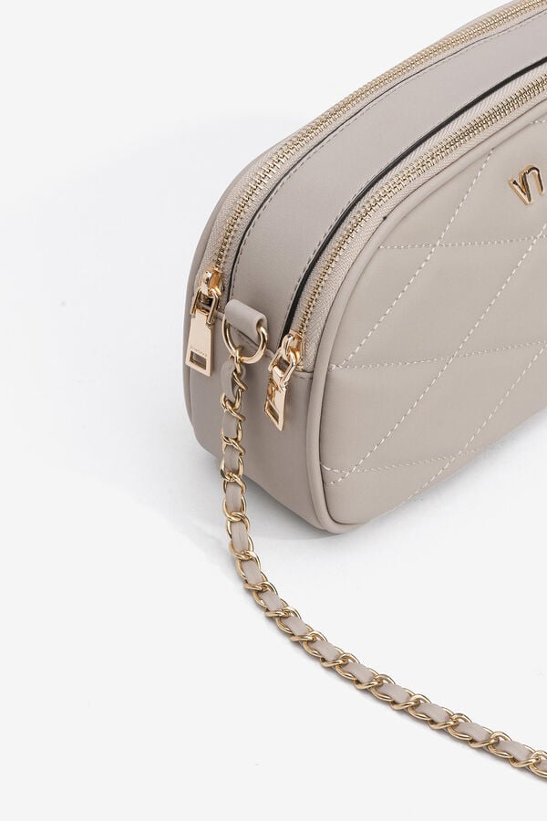 Vilanova Quilted crossbody bag  Beige