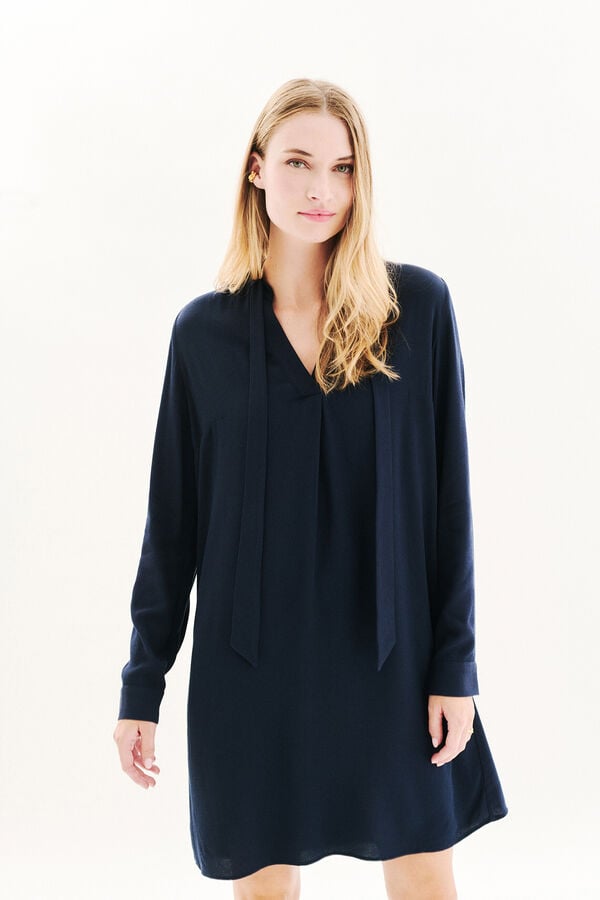 Caroll Vestido Romette Azul