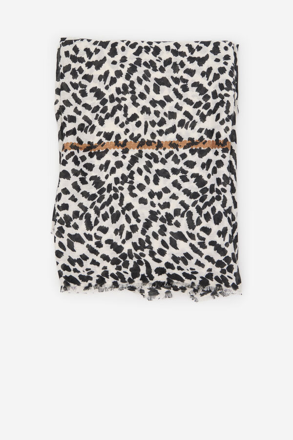 Cortefiel Ethnic scarf Black