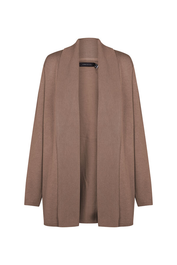 Cortefiel Shawl collar jacket Beige