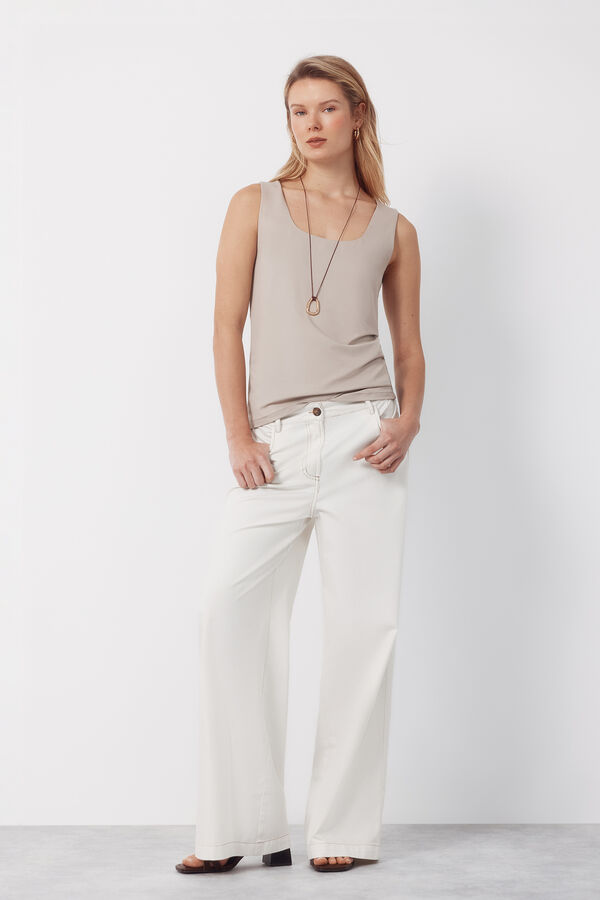 Cortefiel Al&ccedil;as b&aacute;sica Tostado