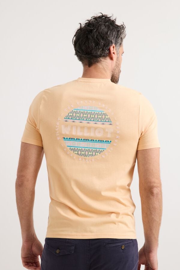 Williot T-shirt C&iacute;rculo &Eacute;tnico Laranja