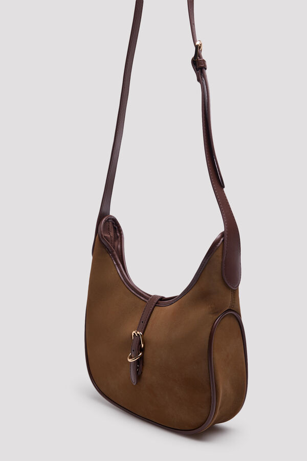 Cortefiel Crossbody bag Camel