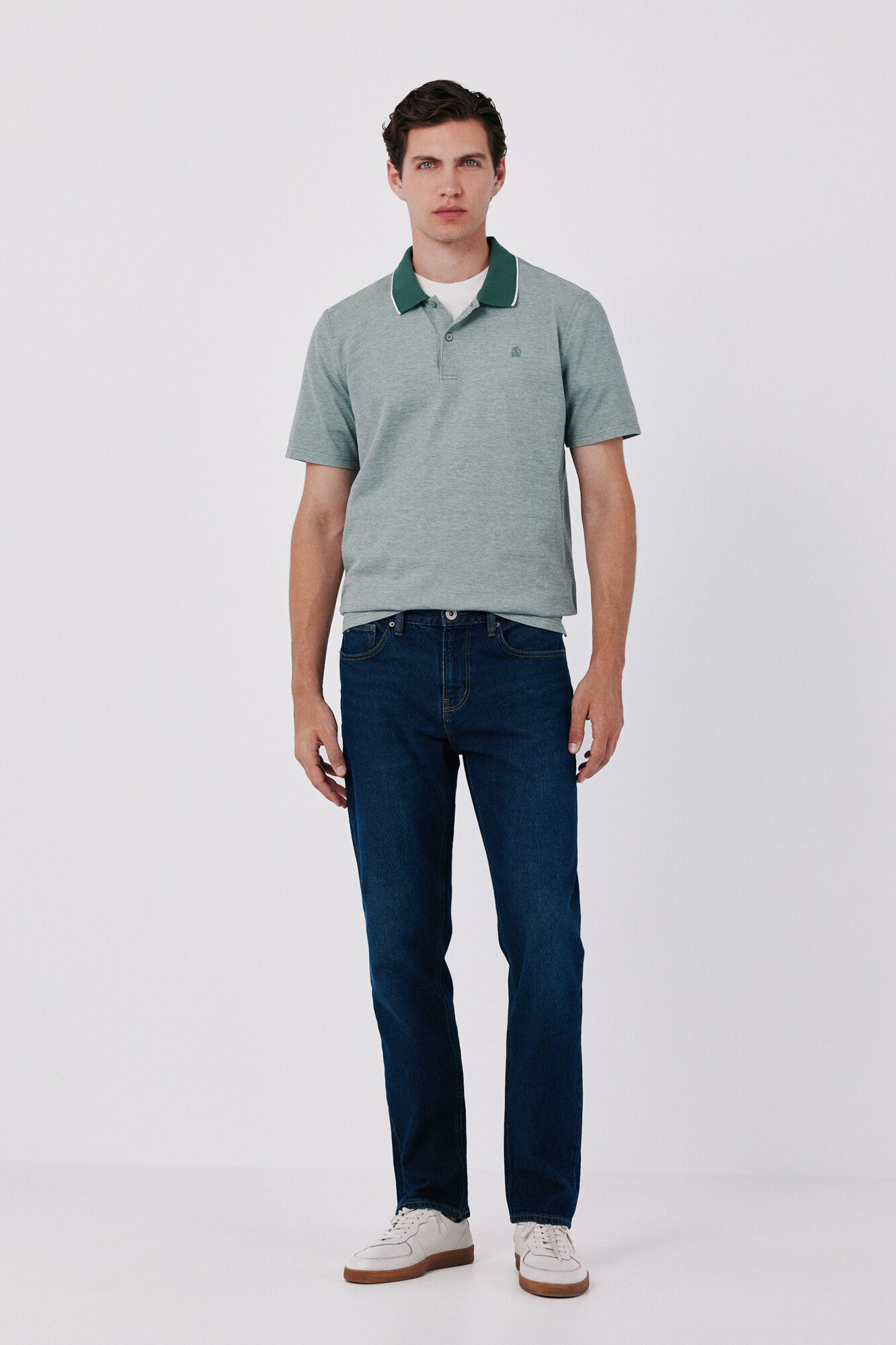 Cortefiel Polo oxford piqu&eacute;