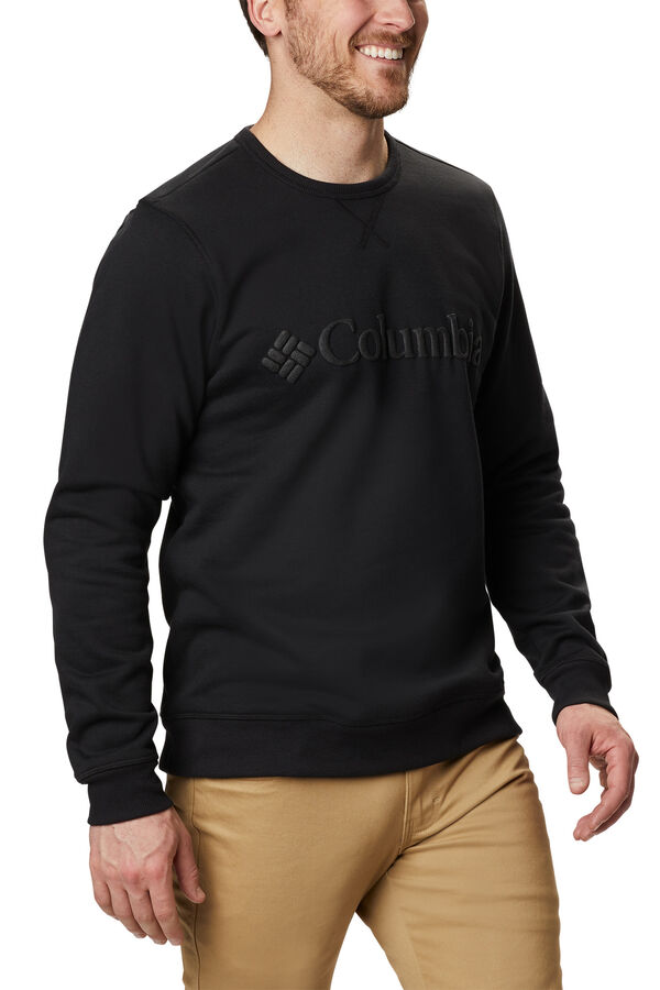Cortefiel Jersey de cuello redondo con logo Columbia™ para hombre Gris oscuro