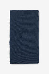 Vilanova Lenço retangular plissado Azul