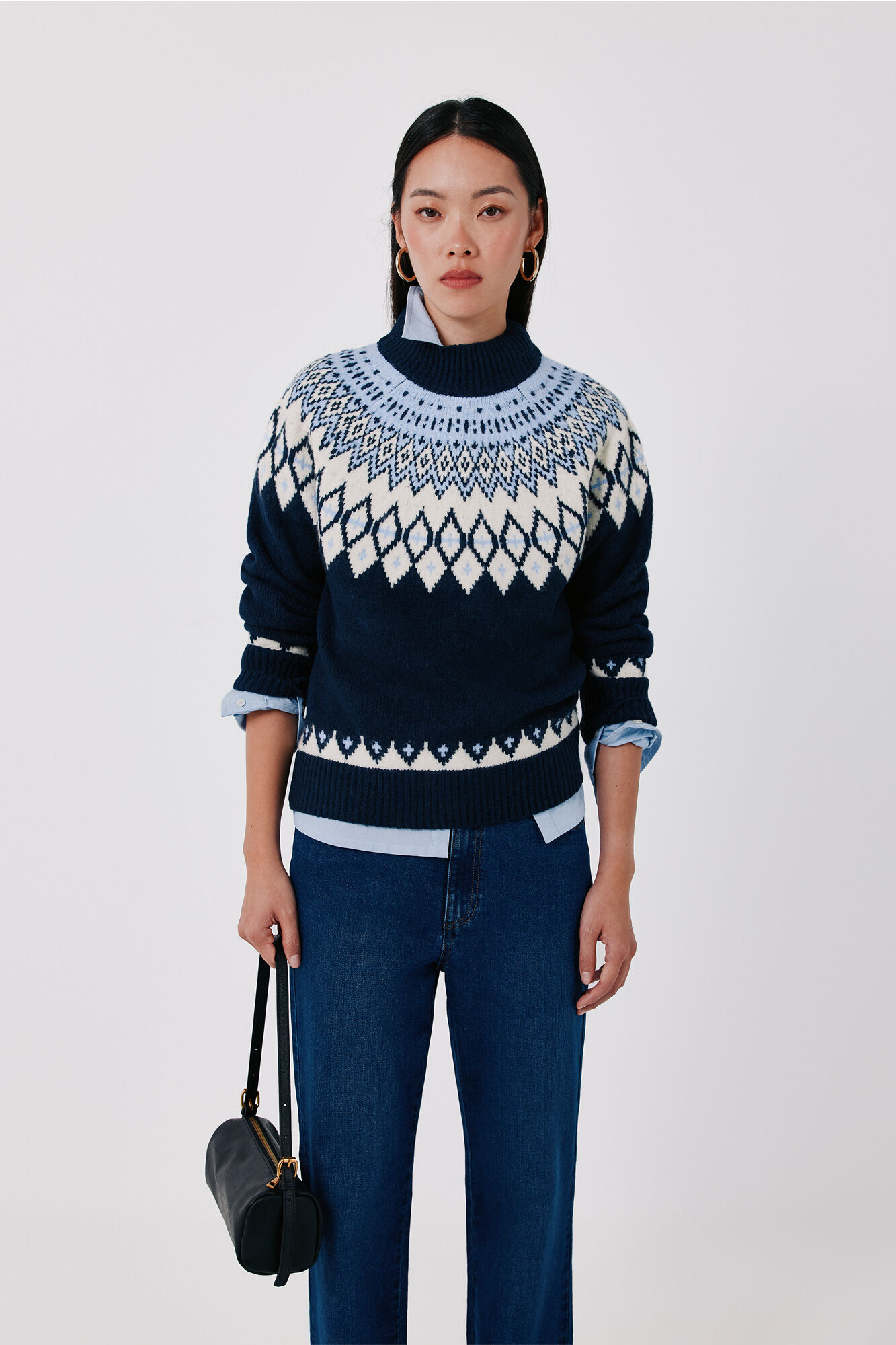 Cortefiel Positional jacquard jumper
