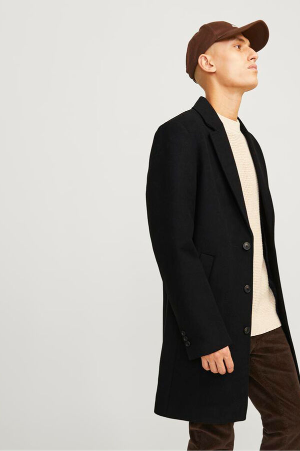 Jack & Jones Sobretudo curto Preto