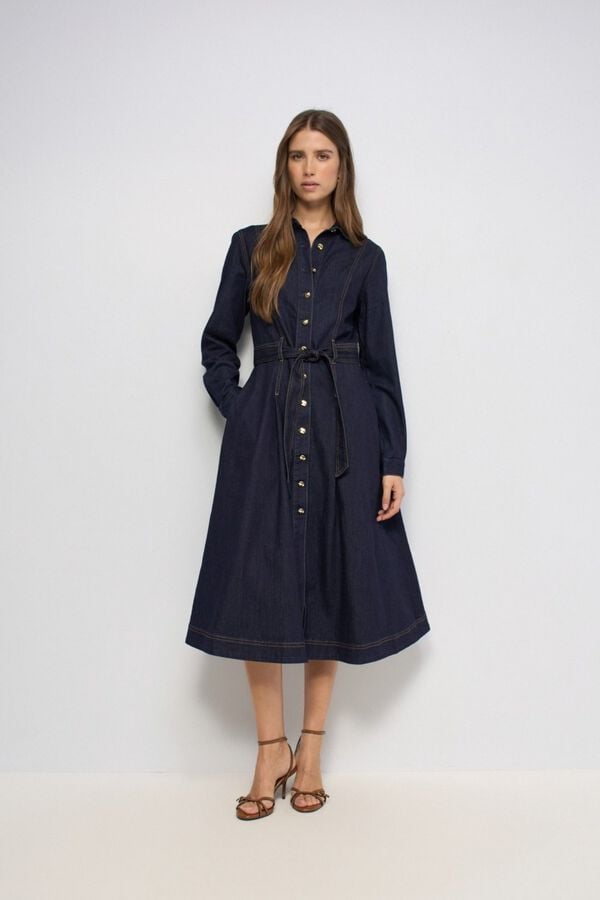 Salsa Jeans Denim dress Blue
