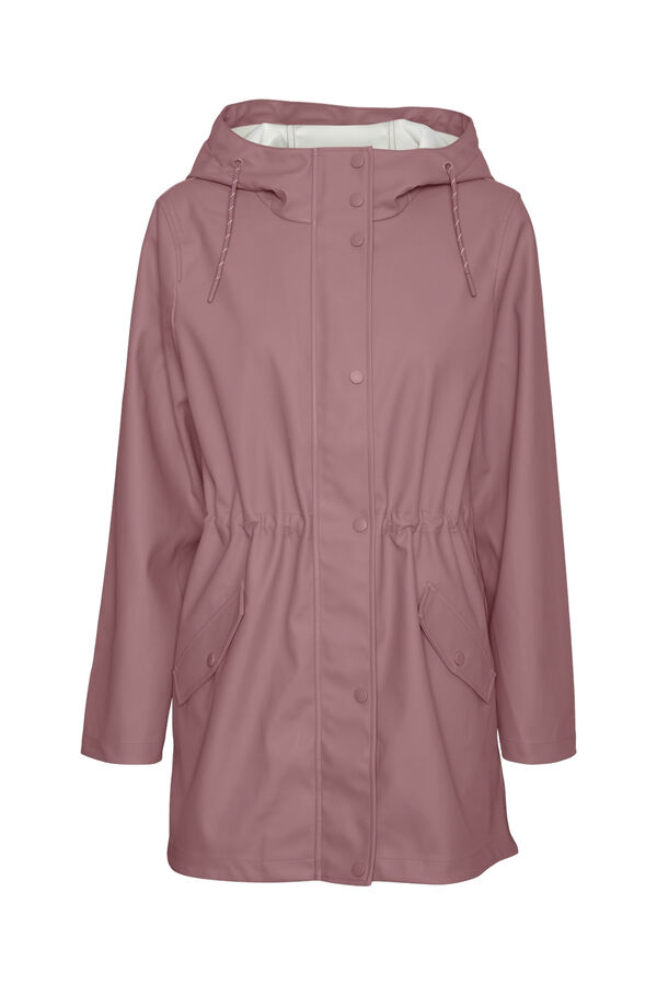 Vero Moda Chubasquero corto con capucha Morado