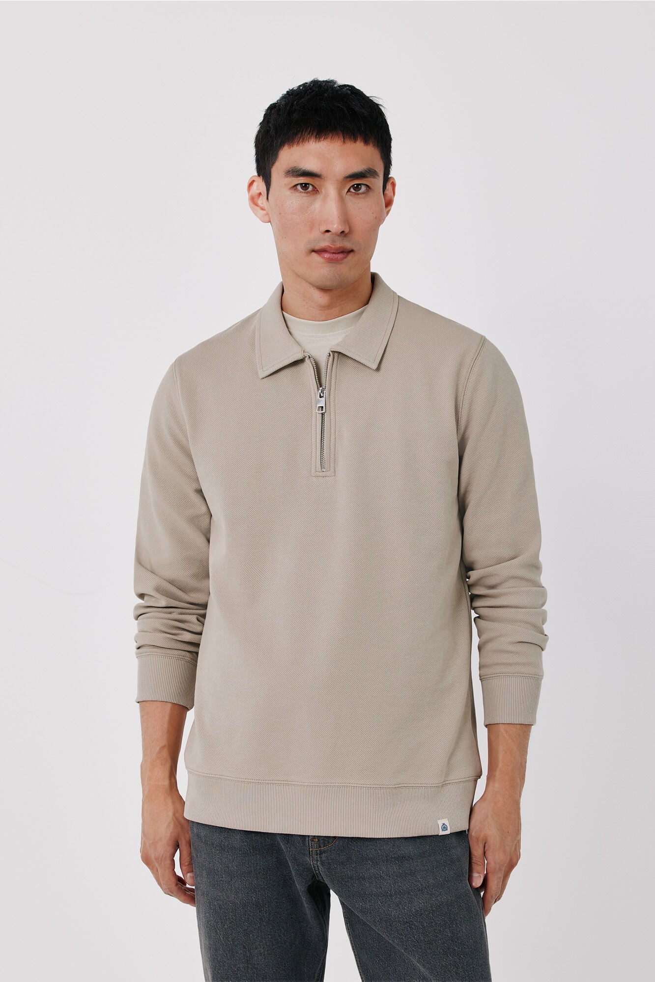Cortefiel Zip neck sweatshirt