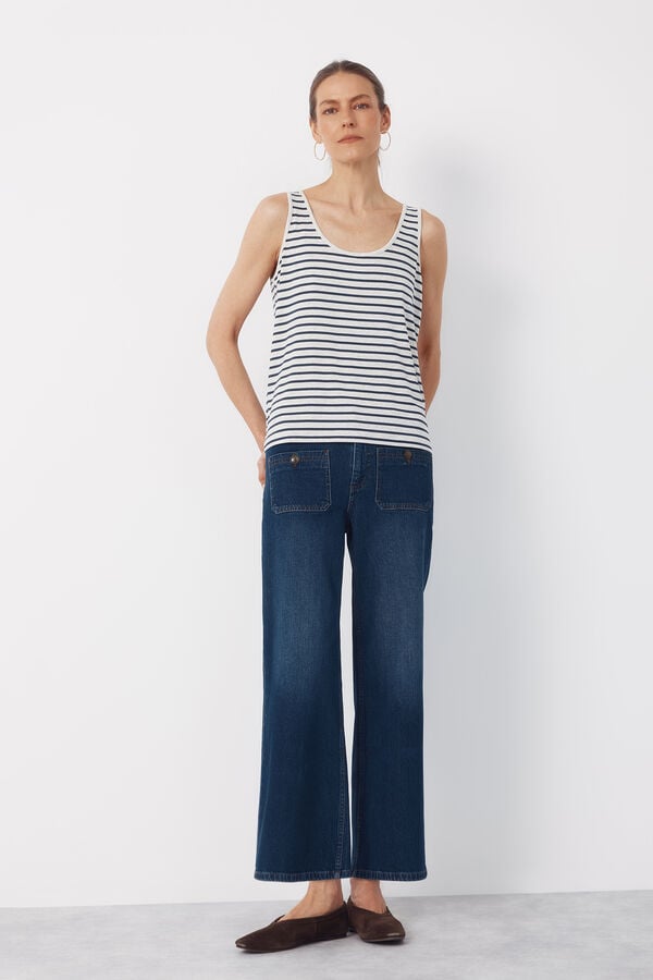 Cortefiel Regata al&ccedil;as Azul