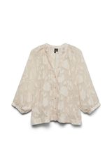 Vero Moda Blusa em tule Tostado