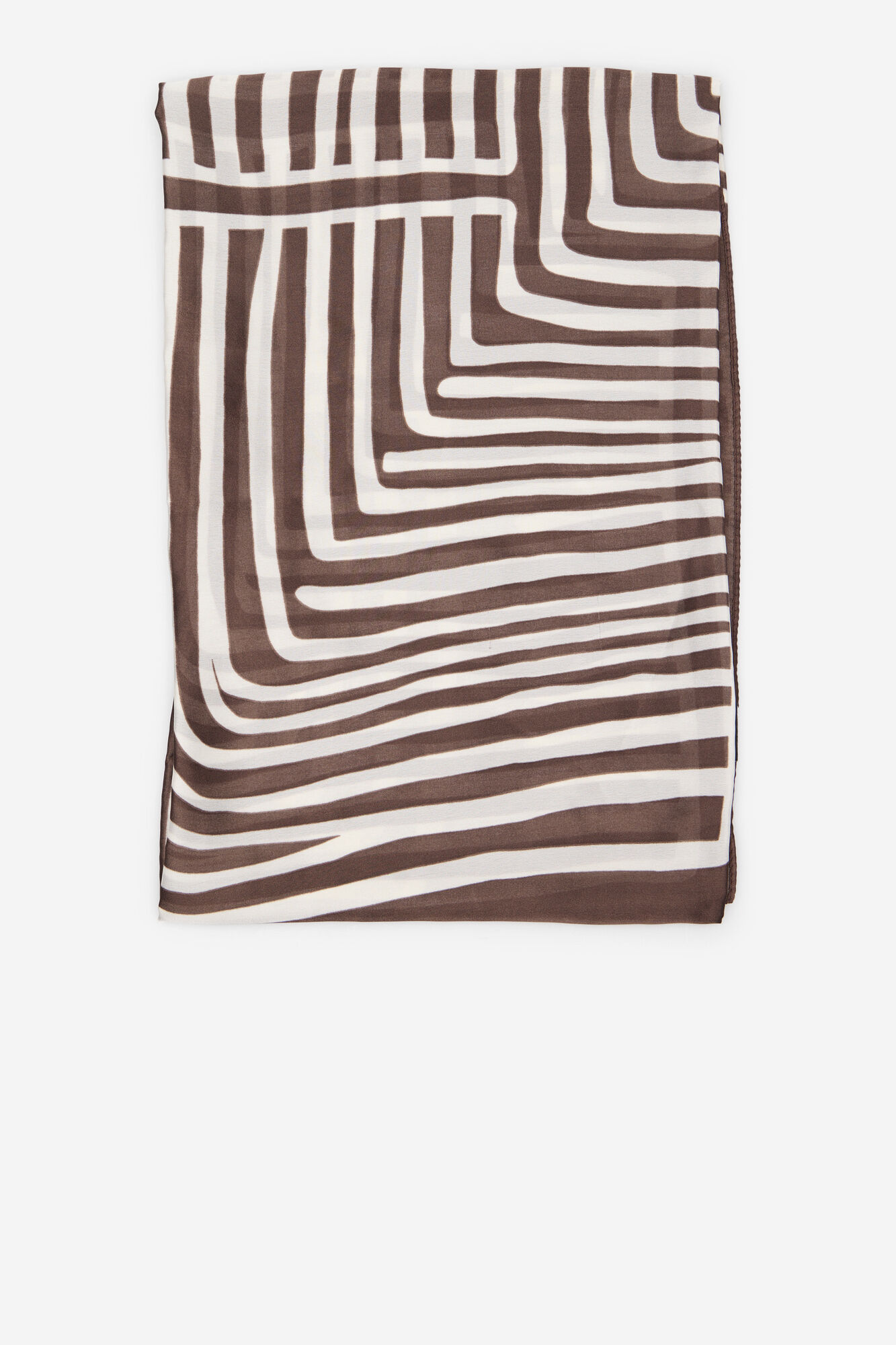 Cortefiel Geometric satin scarf