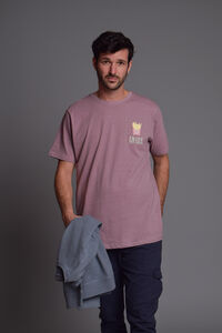 Cloking T-shirt Fooders Lavada Borgonha