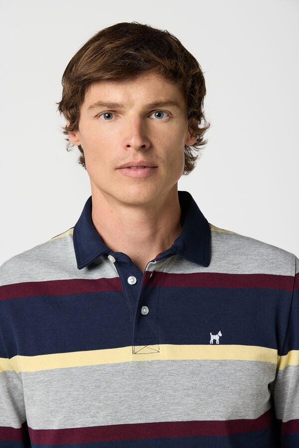 Williot Polo Multirriscas Williot Cinzento