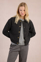 Molly Bracken Casaco acolchoada floral Preto