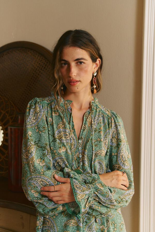 Jaase Blusa estampada Clara Verde