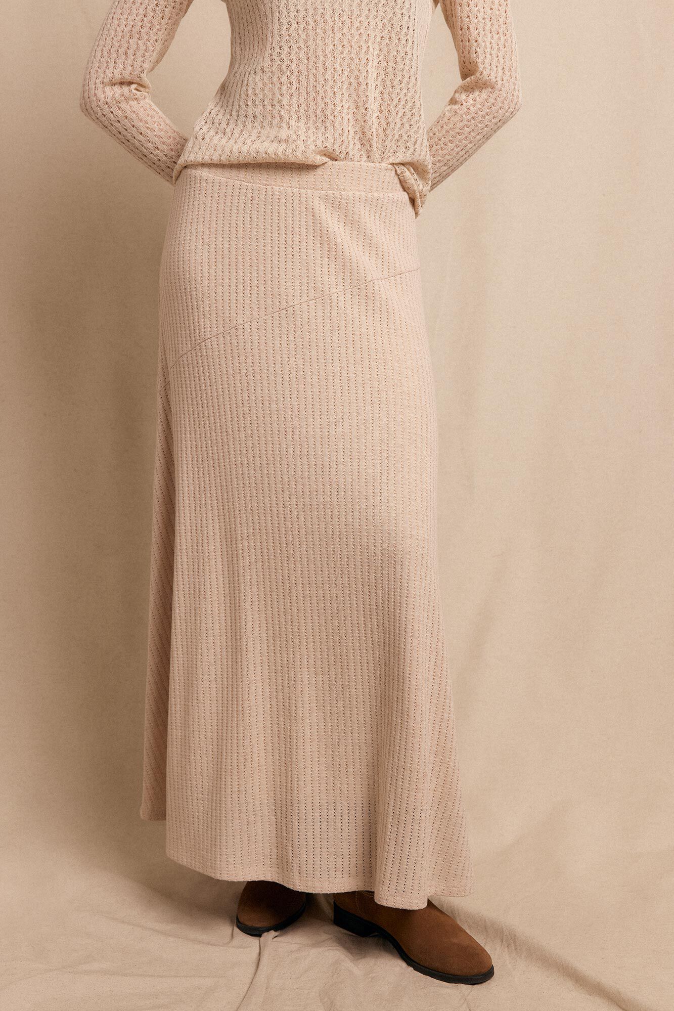 Slowlove Saia capa de malha