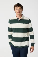 Williot Polo de riscas Verde