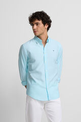 Silbon Camisa esportiva oxford Azul