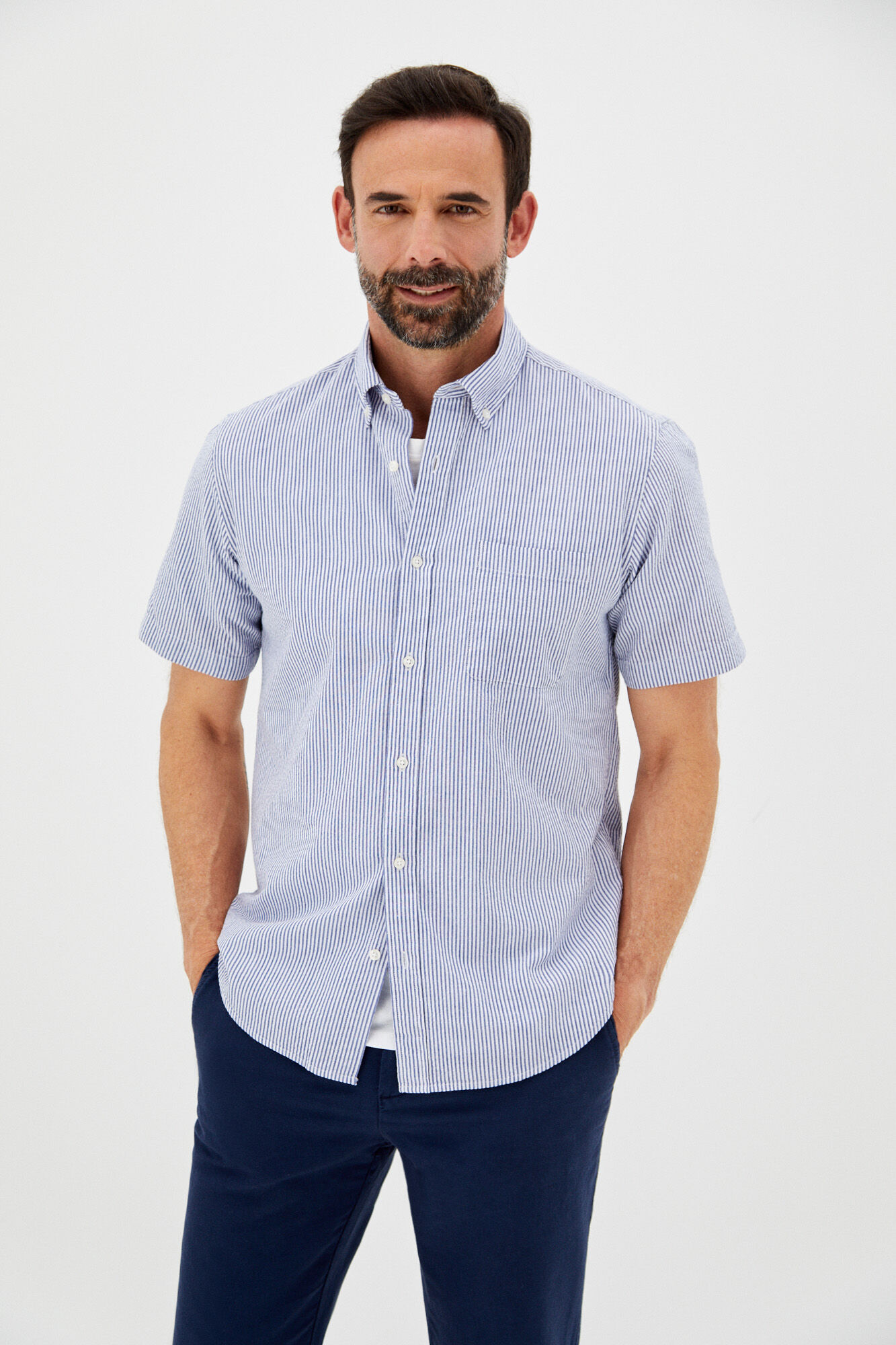 Camisas casuais homem | Nova coleção | Cortefiel